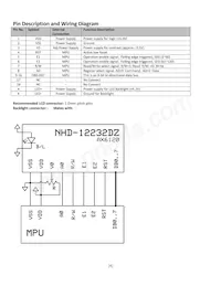 NHD-12232DZ-FSY-GBW Datasheet Page 4