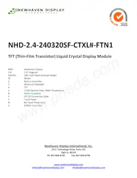 NHD-2.4-240320SF-CTXL#-FTN1 Datasheet Copertura