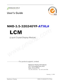 NHD-3.5-320240YF-ATXL# Datenblatt Cover