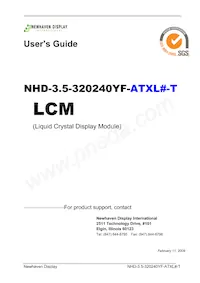 NHD-3.5-320240YF-ATXL#-T數據表 封面