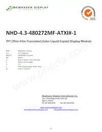 NHD-4.3-480272MF-ATXI#-1 Datasheet Cover
