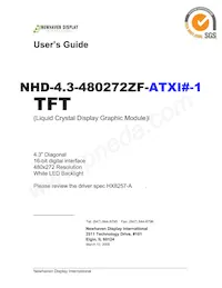 NHD-4.3-480272ZF-ATXI#-1 Datenblatt Cover