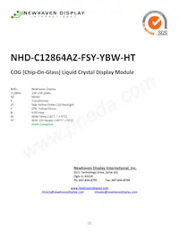 NHD-C12864AZ-FSY-YBW-HT Datasheet Cover