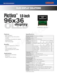 OS096036PK10MB2B10 Datasheet Copertura