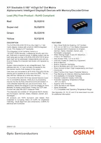 SLY2016-22 Datasheet Copertura