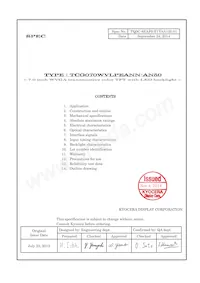 TCG070WVLPEANN-AN50 Datasheet Cover