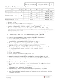 TCG084VGLAAAFA-AA50 Datasheet Pagina 13