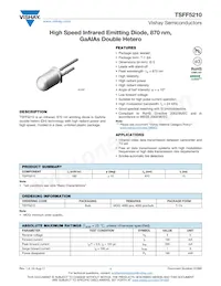 TSFF5210-CS12 Datasheet Copertura