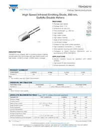 TSHG6210 Datasheet Cover