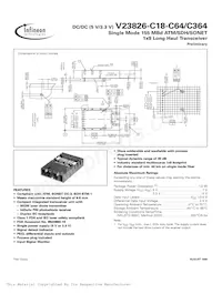 V23826-C18-C64 Datasheet Copertura