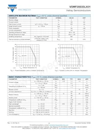 VSMF2893SLX01 Datasheet Page 2
