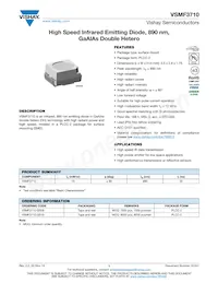 VSMF3710-GS18 Datasheet Cover