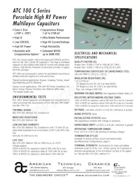 100C271GW2500X Datasheet Copertura