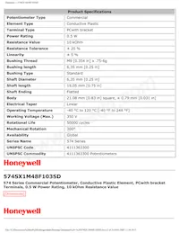 574SX1M48F103SD Datasheet Page 2