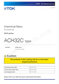 ACH32C-470-TL001 Datasheet Cover