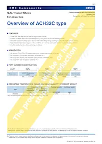 ACH32C-470-TL001 Datasheet Page 3