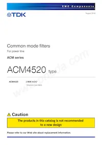 ACM4520-901-2P-TL000 Datasheet Cover