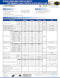 ASV2-150.000MHZ-C-L1-T數據表 封面