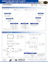 ASV2-150.000MHZ-C-L1-T數據表 頁面 2