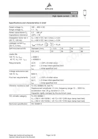 B43858C9107M000 Datasheet Pagina 3