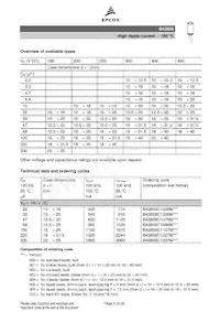 B43858C9107M000 Datasheet Pagina 5