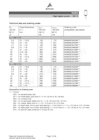 B43858C9107M000 Datasheet Pagina 7