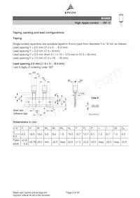 B43858C9107M000 Datasheet Pagina 9