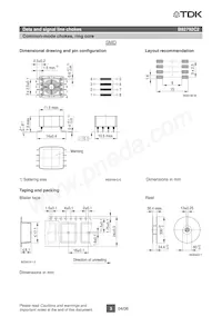 B82792C2105N365 Datasheet Pagina 3