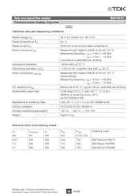 B82792C2105N365 Datasheet Pagina 4