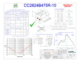 CC2824B475R-10 Datenblatt Cover