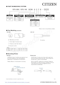 CFS206-32.768KDZBB Datasheet Page 2