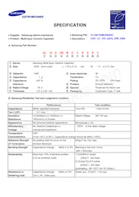 CL14A105MO5NANC Datasheet Copertura