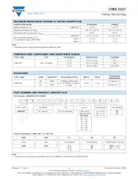 CMB02070X3303GB200 Datasheet Pagina 2