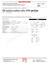 CPFBZ-A2C5-32.768D6 Datasheet Cover