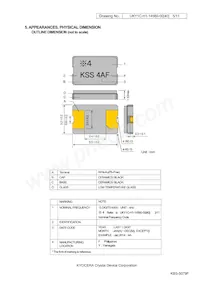 CX5032GB19200P0HEQZ1 Datasheet Pagina 5