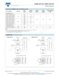 DWB45150WL12233BJ1 Datasheet Page 2