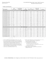 ECS-MPI4040R4-R33-R Datasheet Page 2