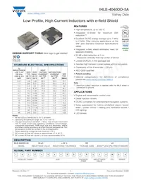 IHLE4040DDER6R8M5A Datasheet Copertura