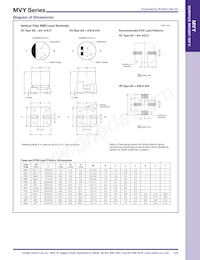 MVY6.3VC222MK14TR Datasheet Pagina 3