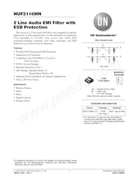 NUF2116MNT1G Datenblatt Cover