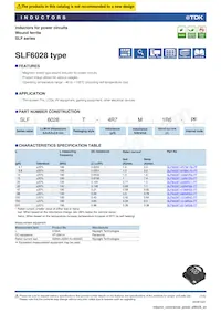 SLF6028T-680MR50-PF Datasheet Copertura