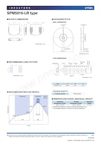 SPM5010T-100M-LR Datasheet Pagina 3