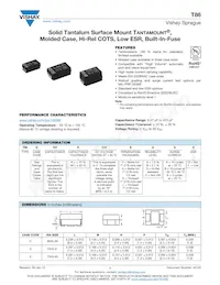 T86D106K035ESSL Datenblatt Cover