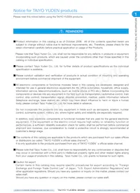 TMK063CG330KT-F Datasheet Copertura