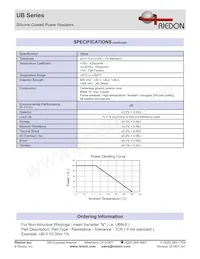 UB5C-0R4F1 Datasheet Page 2