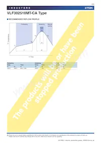 VLF302510MT-220M-CA Datasheet Pagina 4