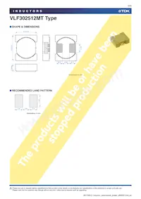 VLF302512MT-1R5N Datasheet Page 5