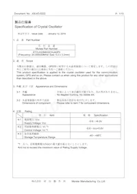 XTCLH20M000CHJA0P0 Datasheet Copertura