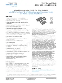 Y162910K0000T9R Datasheet Copertura