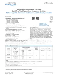 Y57871K50000V9L Datasheet Cover